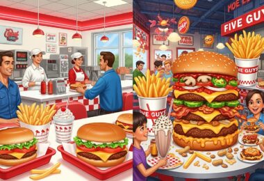 In-N-Out vs Five Guys in the USA
