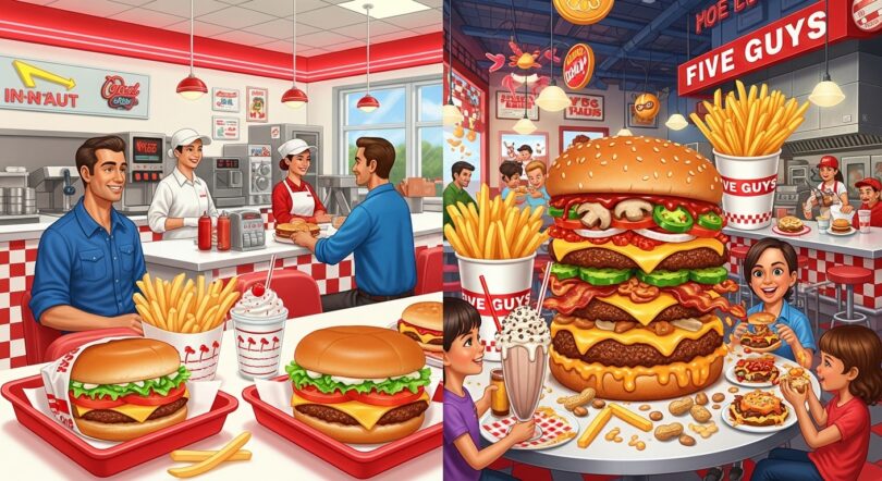 In-N-Out vs Five Guys in the USA